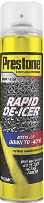PRESTONE AEROSOL DE-ICER 600ML (DI-600)