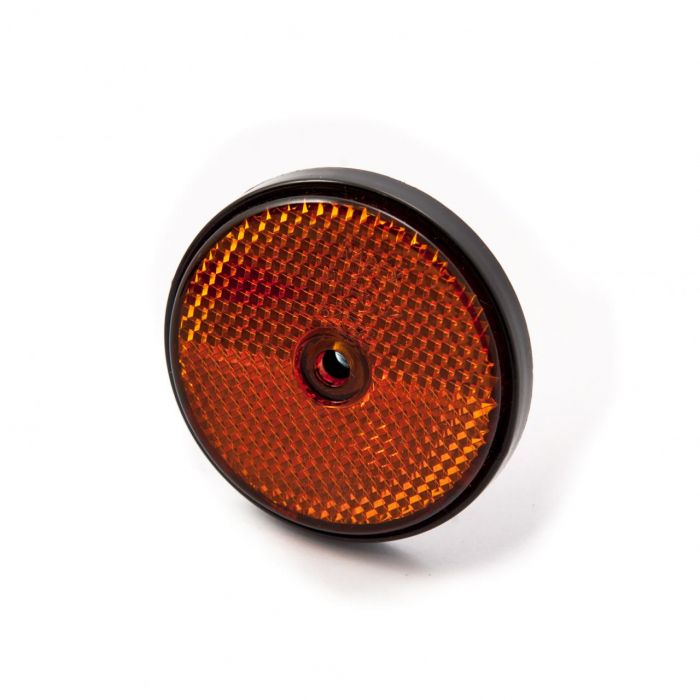 Round Refl/Screw 60Mm Amber (CT53A)