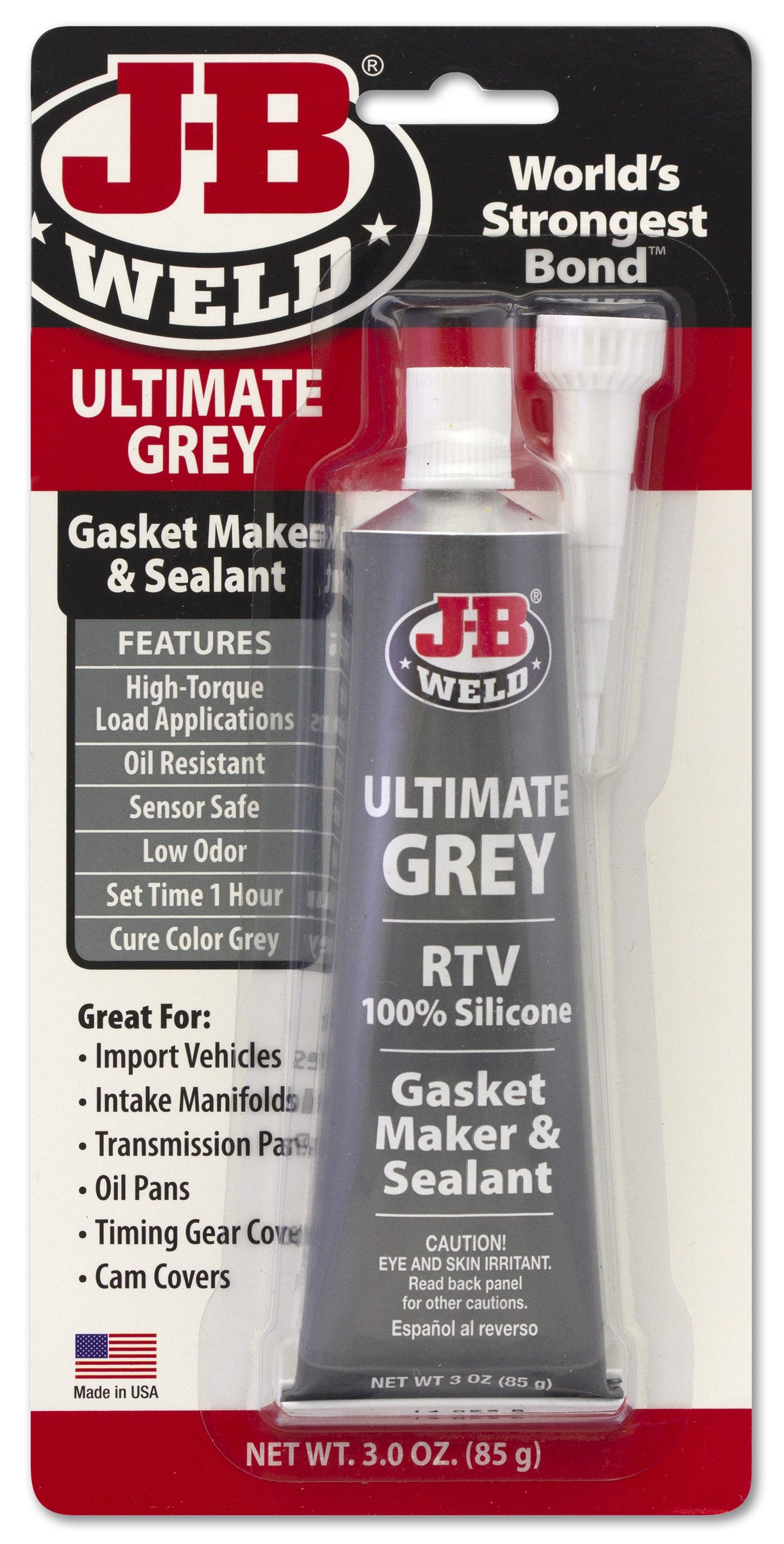 Ultimate Grey RTV 100% Silicone (JB32327)