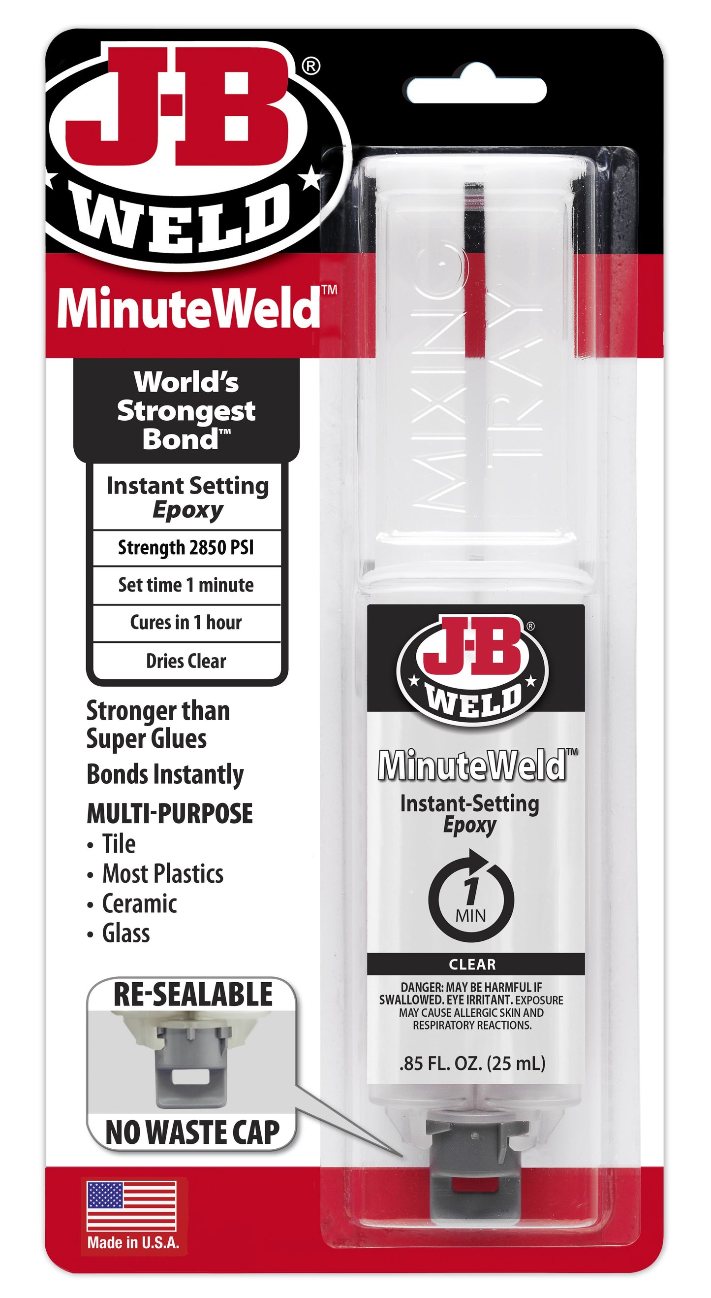 MinuteWeld Stronger than Super Glues (JB50101)