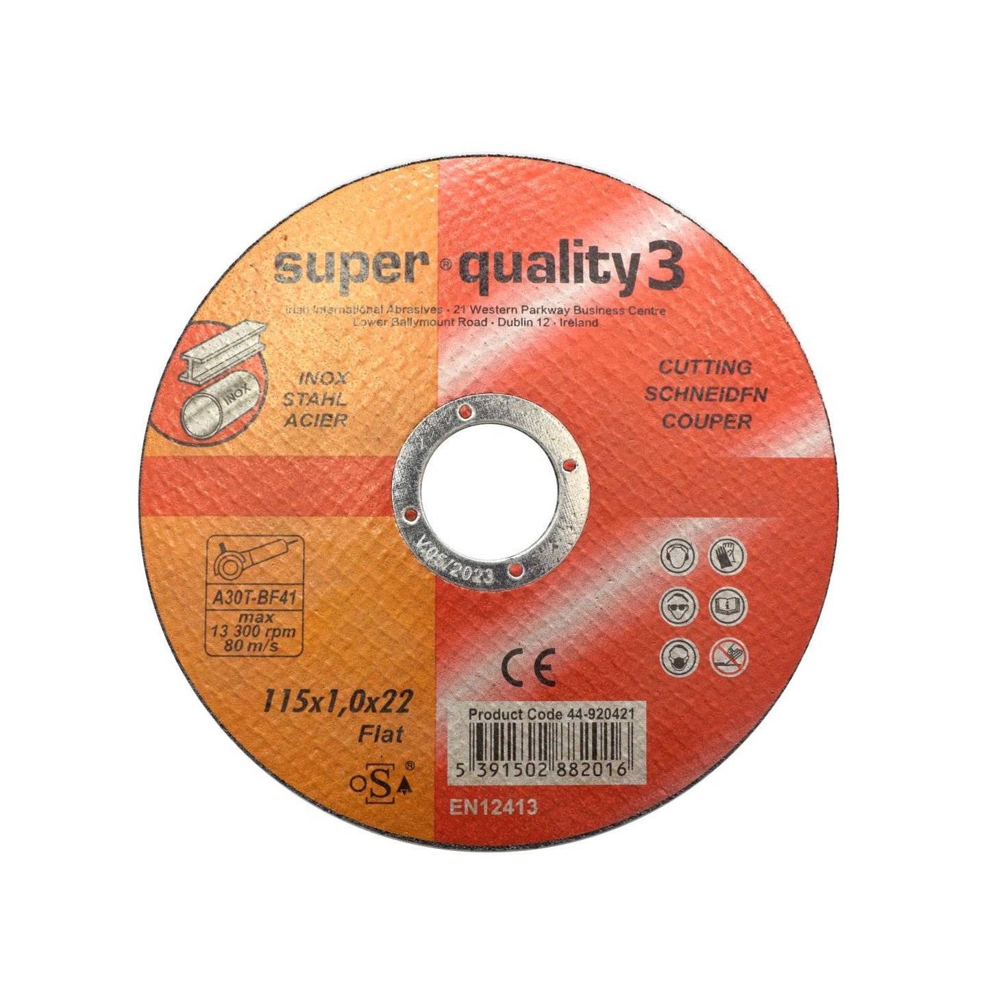 Wafer Discs 115Mm (4.5") 1mm x 22mm (95-20-840)