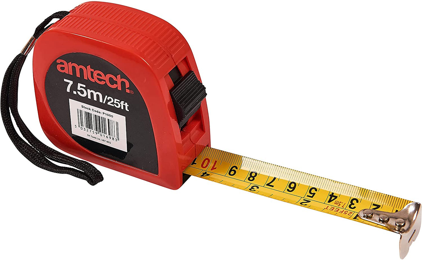 (P1000) 7.5M X 25Mm Measuring Tape