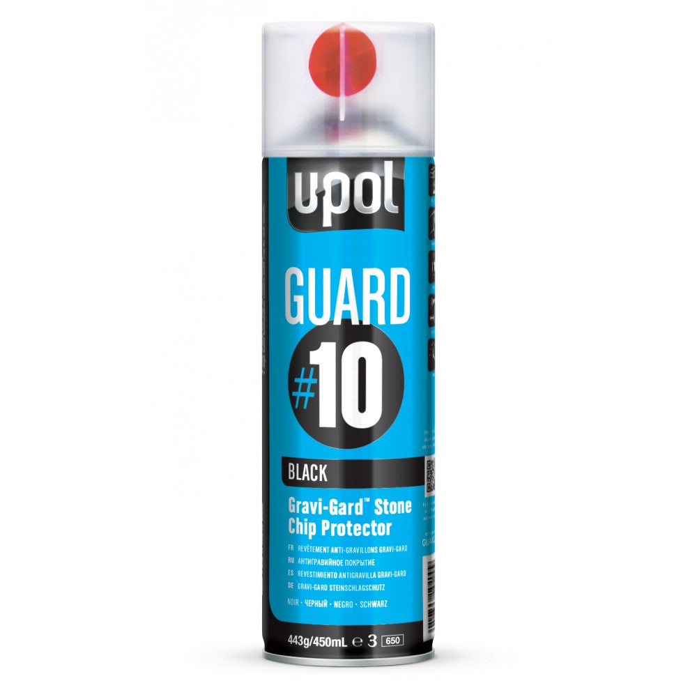 U-Pol Gravi-Gard Stone Chip Protector 450ml - Black (GRAVA/B)