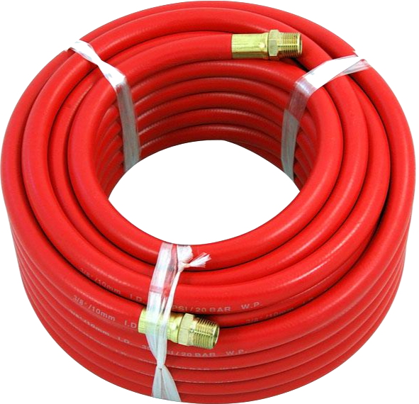 Rubber 3/8" Air Hose 25ft