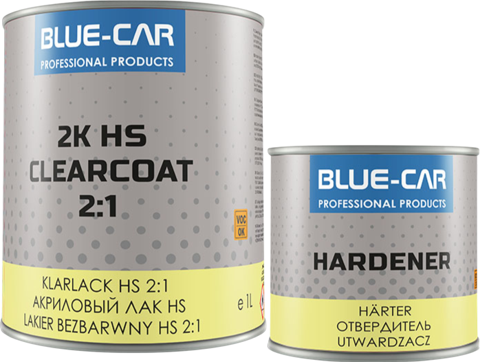 2K HS CLEARCOAT 2:1 1L (+ 500ml hardener)