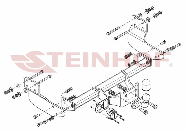 Transit Custom 2012- (Ball) Towbar (F-301)