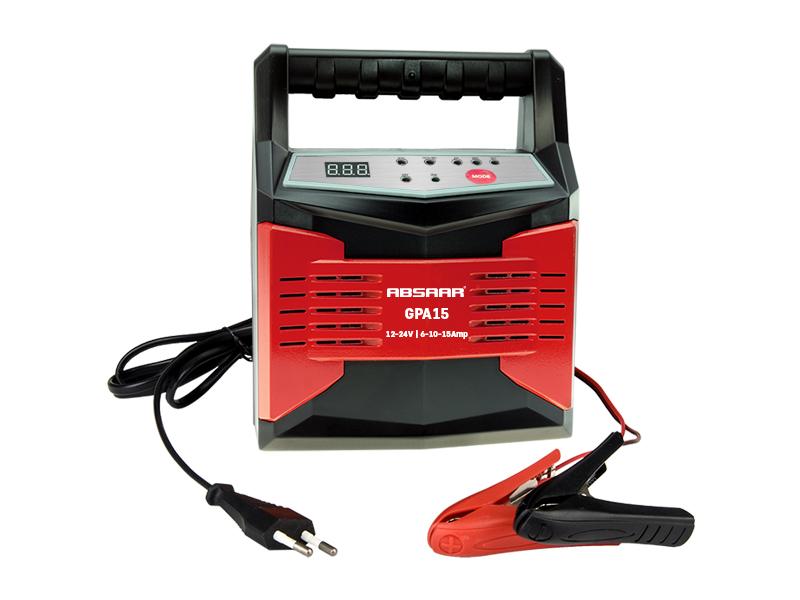 Absaar 6/10/15Amp 12V/24V Auto Charger (GPA15)