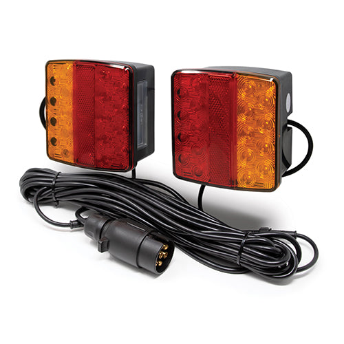 MP44964 12V Magnetic LED Lighting Pod With 10m Trailer Cable (TRB5-LED)