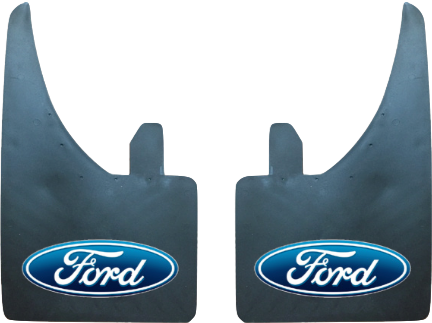 Ford (Blue/White Logo) Pair Mudflaps (MF300)