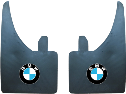 Bmw (Blue/White Logo) Pair Mudflaps (MF335)
