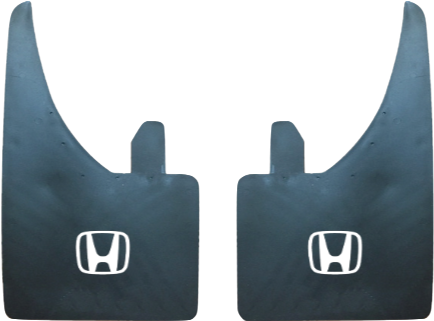 Honda (White Logo) Pair Mudflaps (MF345)