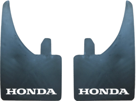 Honda (White Text) Pair Mudflaps (MF345A)
