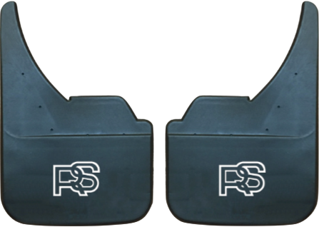 Ford Rs (White Logo) Pair Mudflaps (MF392U)