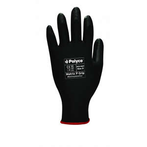 Pack 12 Matrix P Grip Gloves 9 (CT403-MAT)
