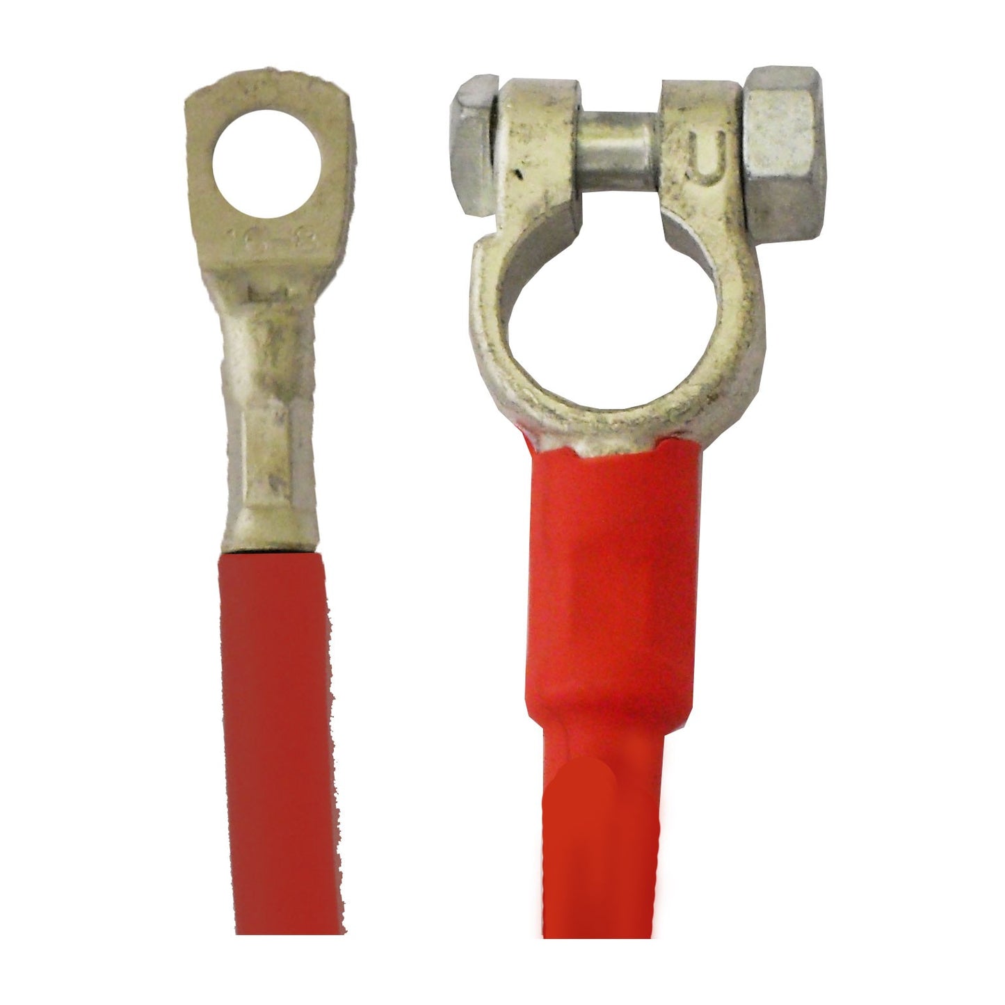 Red Fully Insulated Battery Lead 18" 450mm (SC223/18R)
