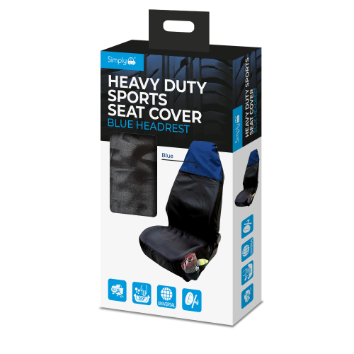 Hd Sports Seat Cover Blue (SHDSC02)