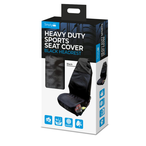 Hd Sports Seat Cover Black (SHDSC05)