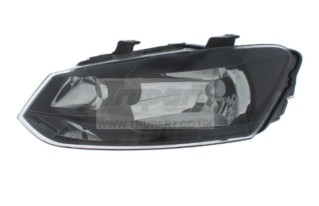 Passat 10-15 Headlamp Black W/M (91-48-660)