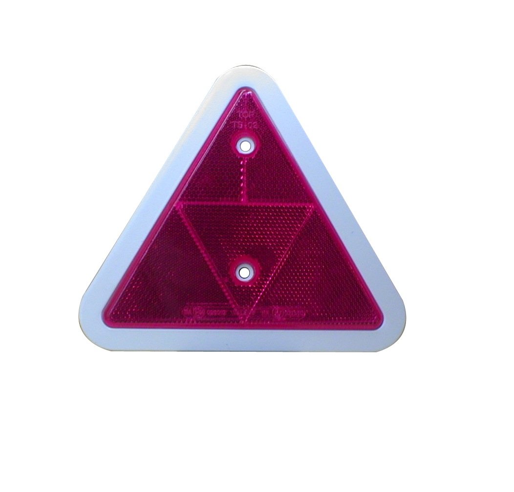 Triangle 6Red W/White Surrond (TR2)