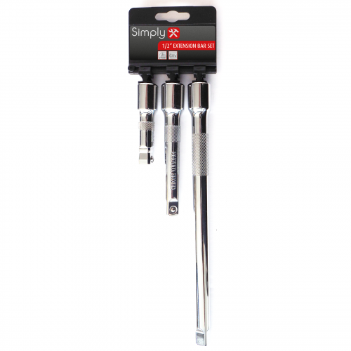 3Pc 1/2 Inch Extension Bar Set (TSET12)