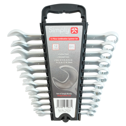 12Pc Combination Spanner Set 8-19mm (TSET21)