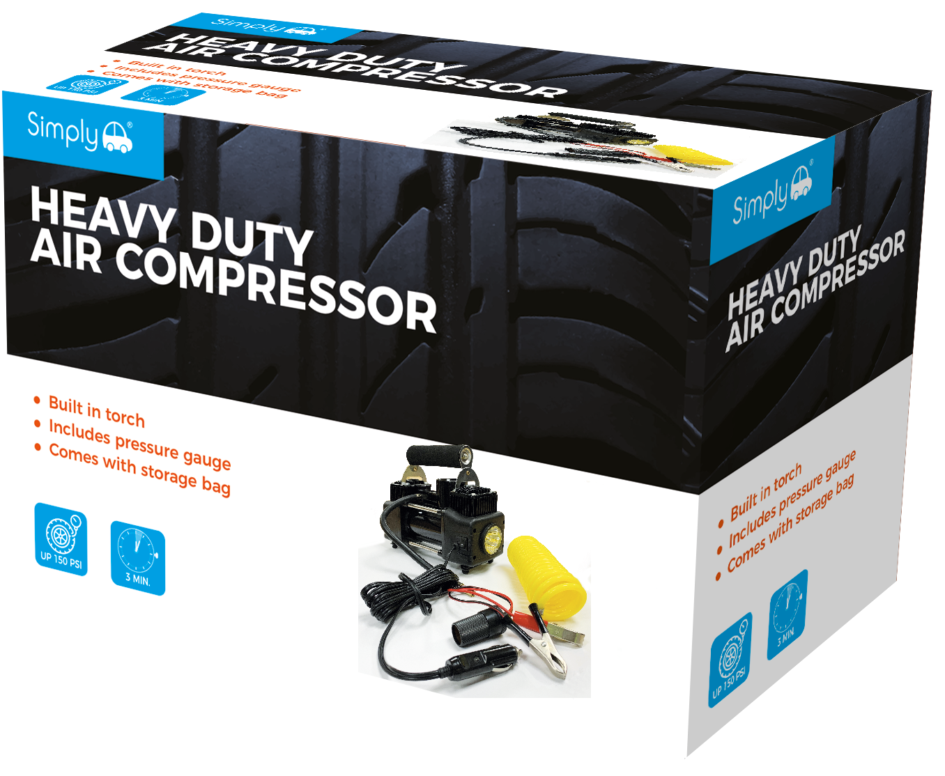 Heavy Duty Air Compressor 150PSI (AC02)