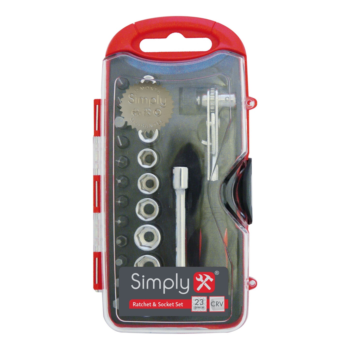 23pc Ratchet & Socket Set (BSCR04)