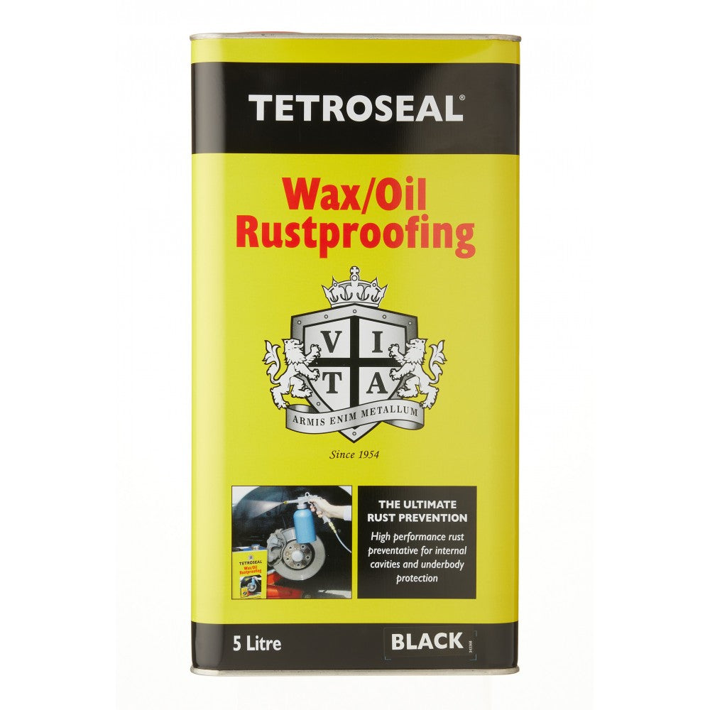 Tetroseal Wax Oil Black 5 Ltr (TW0006)