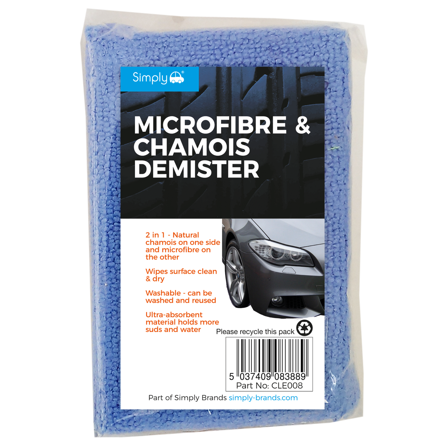 Microfibre & Chamois Demister (CLE008)