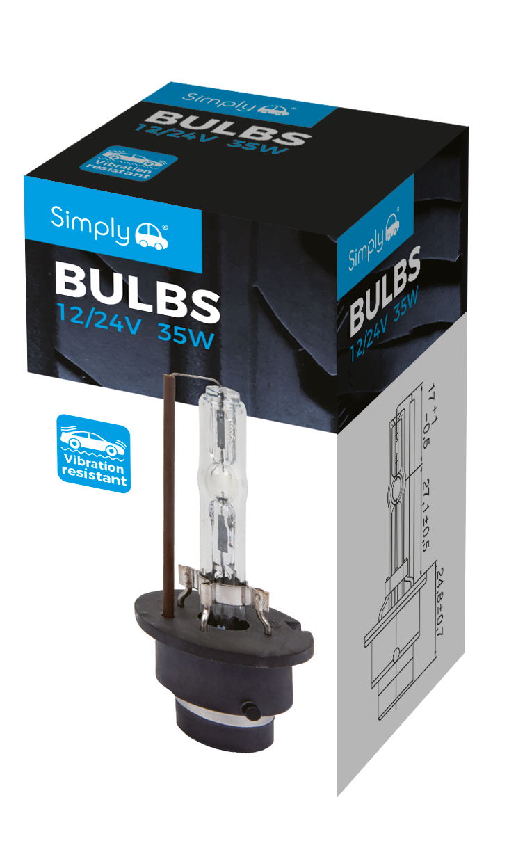 D2S Gas Discharge Bulb - E-MARKED (SD2S)
