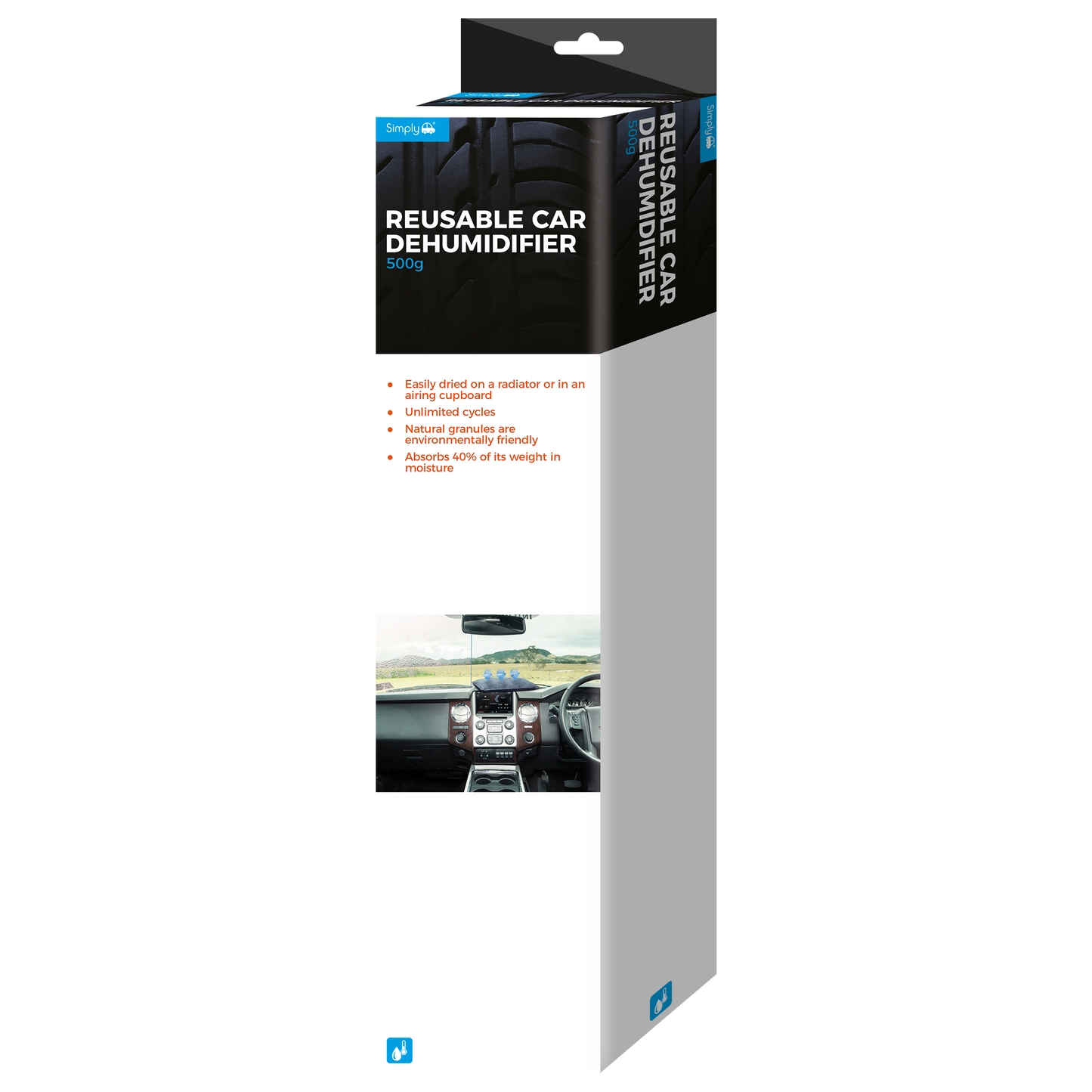 REUSABLE CAR DEHUMIDIFIER 500g (DEH002)