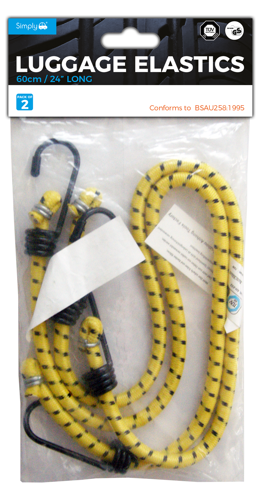 Luggage Elastic 60cm/24in 2Pack (LE002)