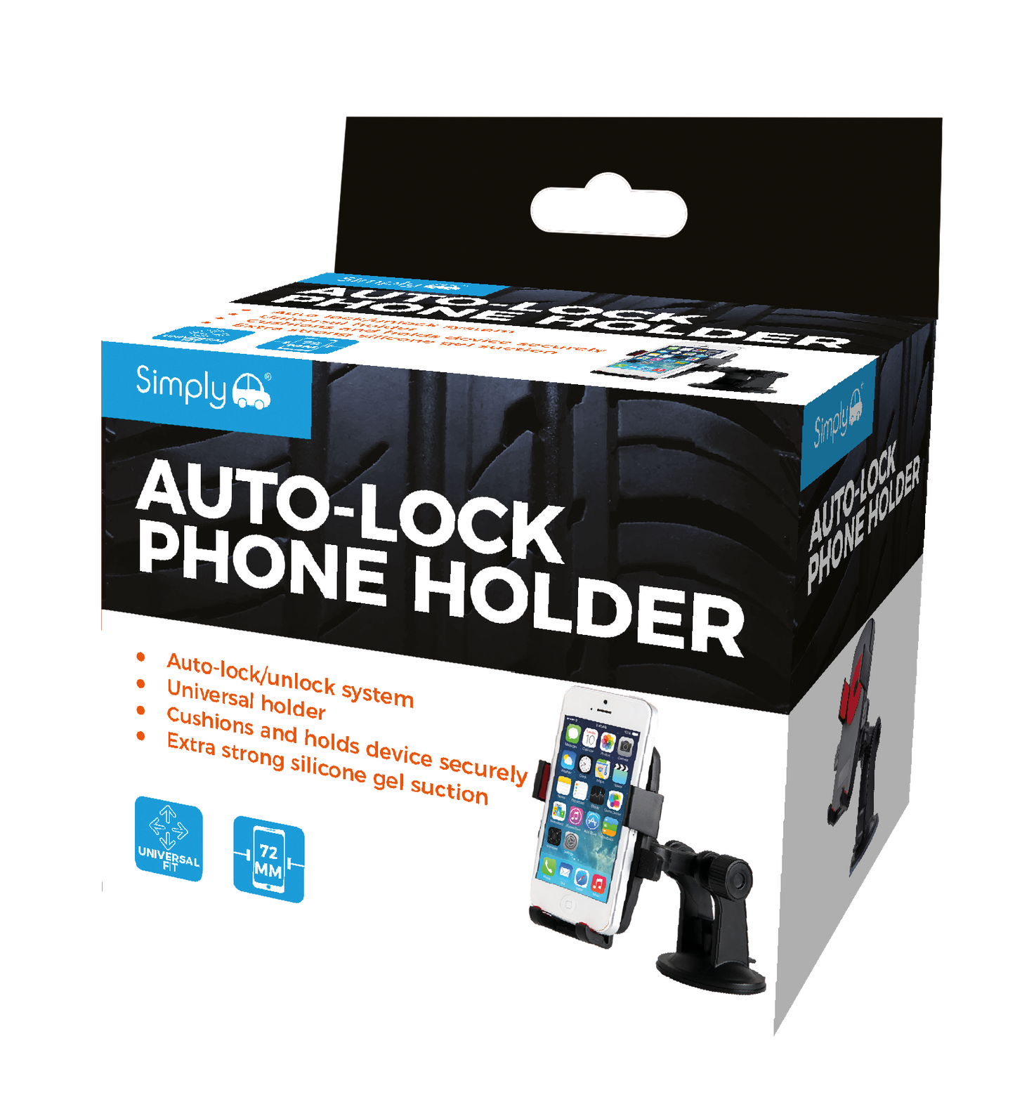 Auto-Lock Phone Holder (PH001)