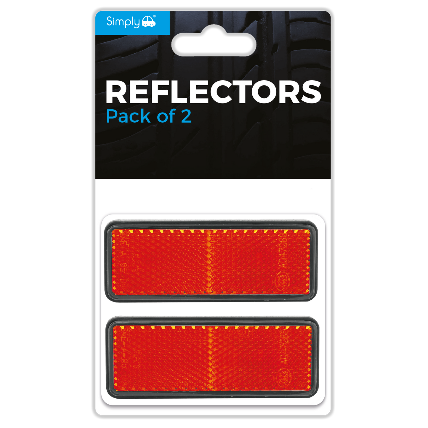 Red Reflectors Pk2 (REF01)
