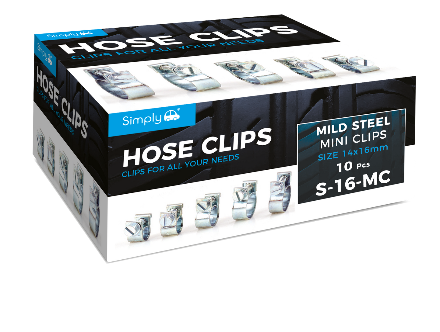 14-16mm Mini Clips (Zinc Plated Mild Steel) 10Pcs (S-16-MC)