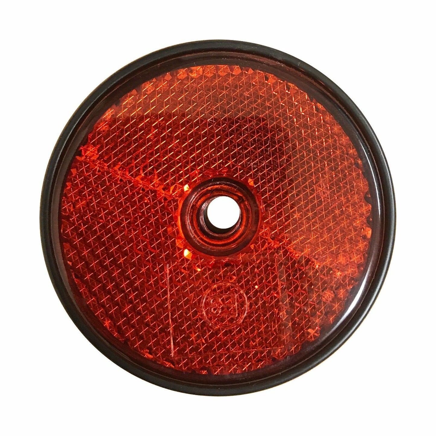 Round Refl/Screw 60Mm Red (CT53R)