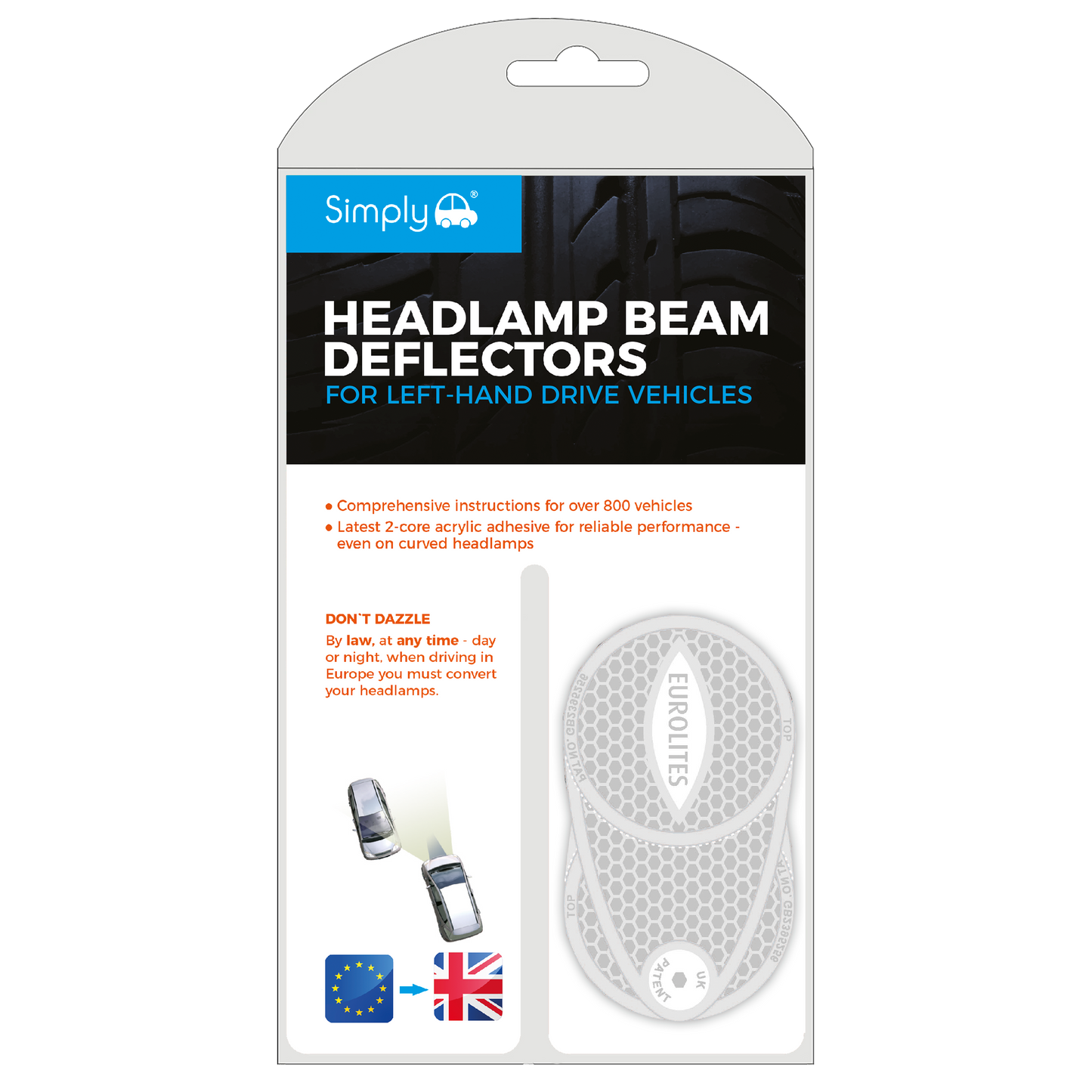 Left Hand Drive Eurolite Universal Deflectors (SIM92230)