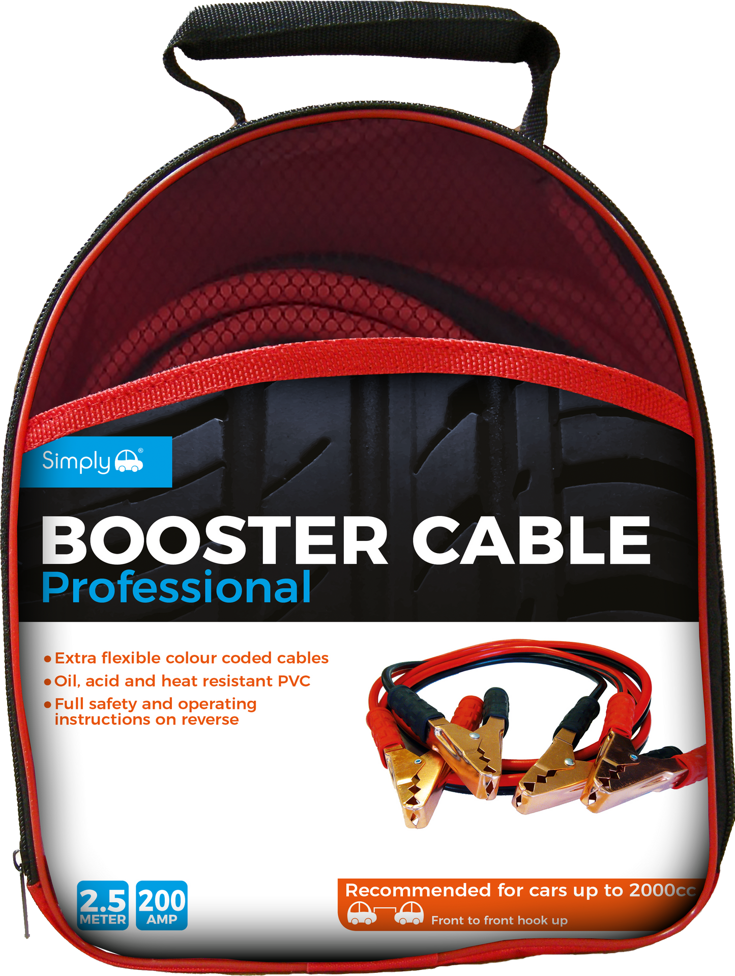 200AMP Professional Jump Leads (SP200)