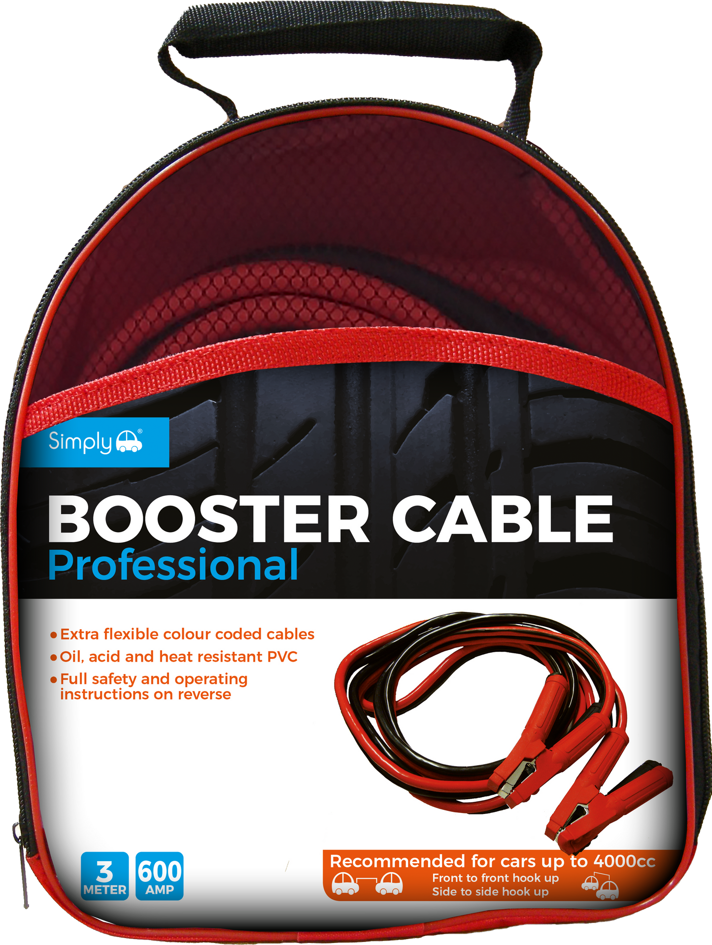 600AMP Professional Jump Leads (SP600)