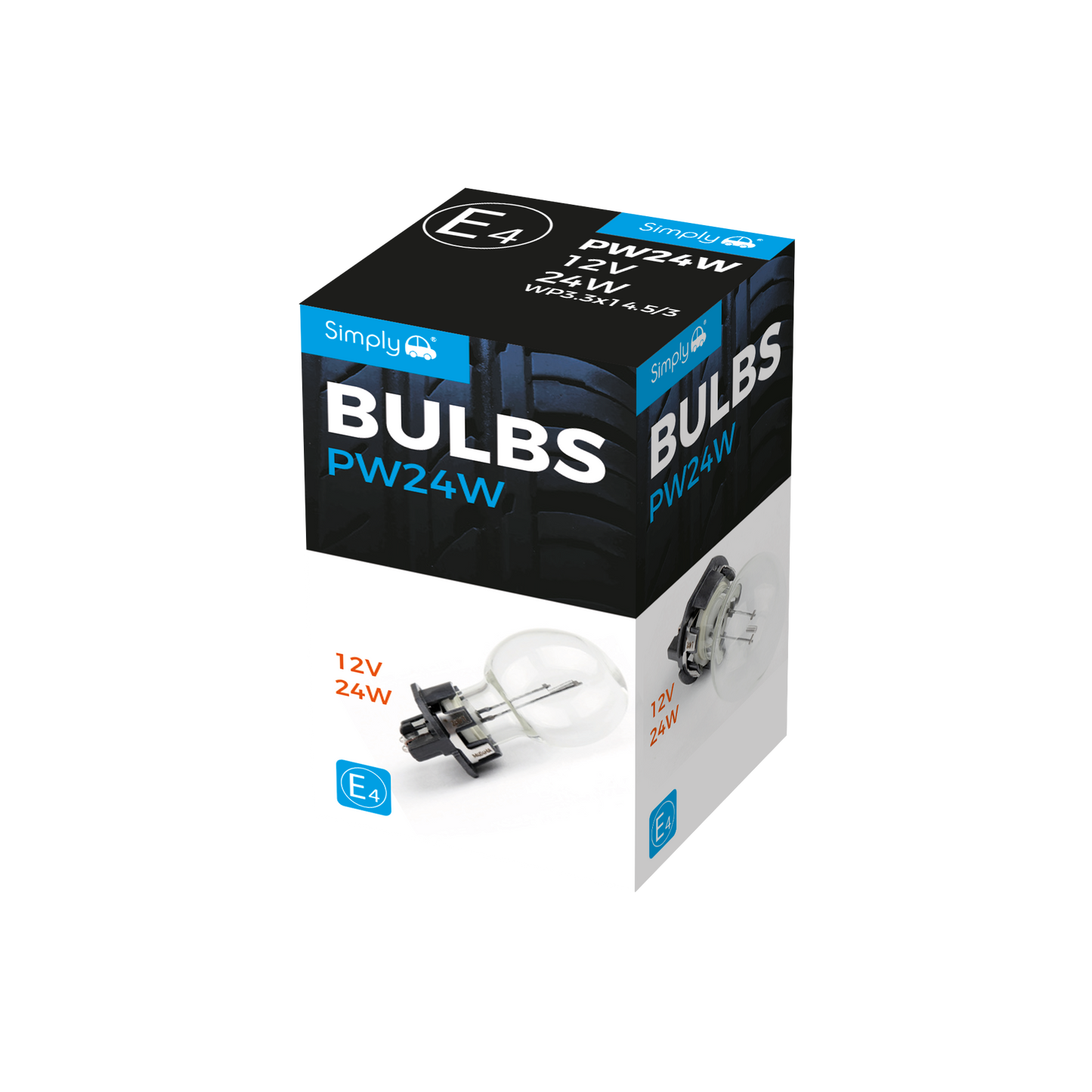 Auxiliary Bulb - SPW24W - WP3.3x14.5/3 - 12V 24W - Fog Lights (SPW24W)