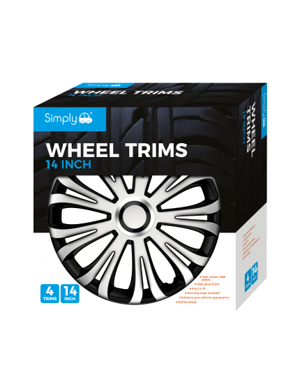 14" Thrust Wheel Cover Box of 4 Trim (SWT167)