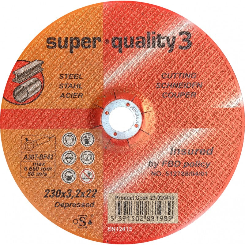 230Mm (9)  3.2 Steel Cutting Disc (BBAG112)