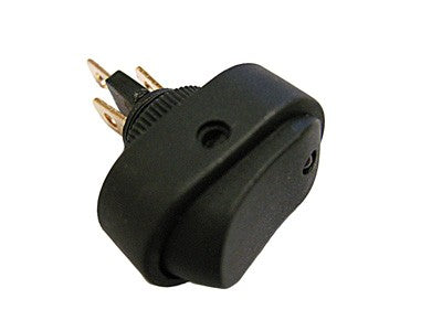 Illuminated Oval Rocker Switch On/Off Red (2459)