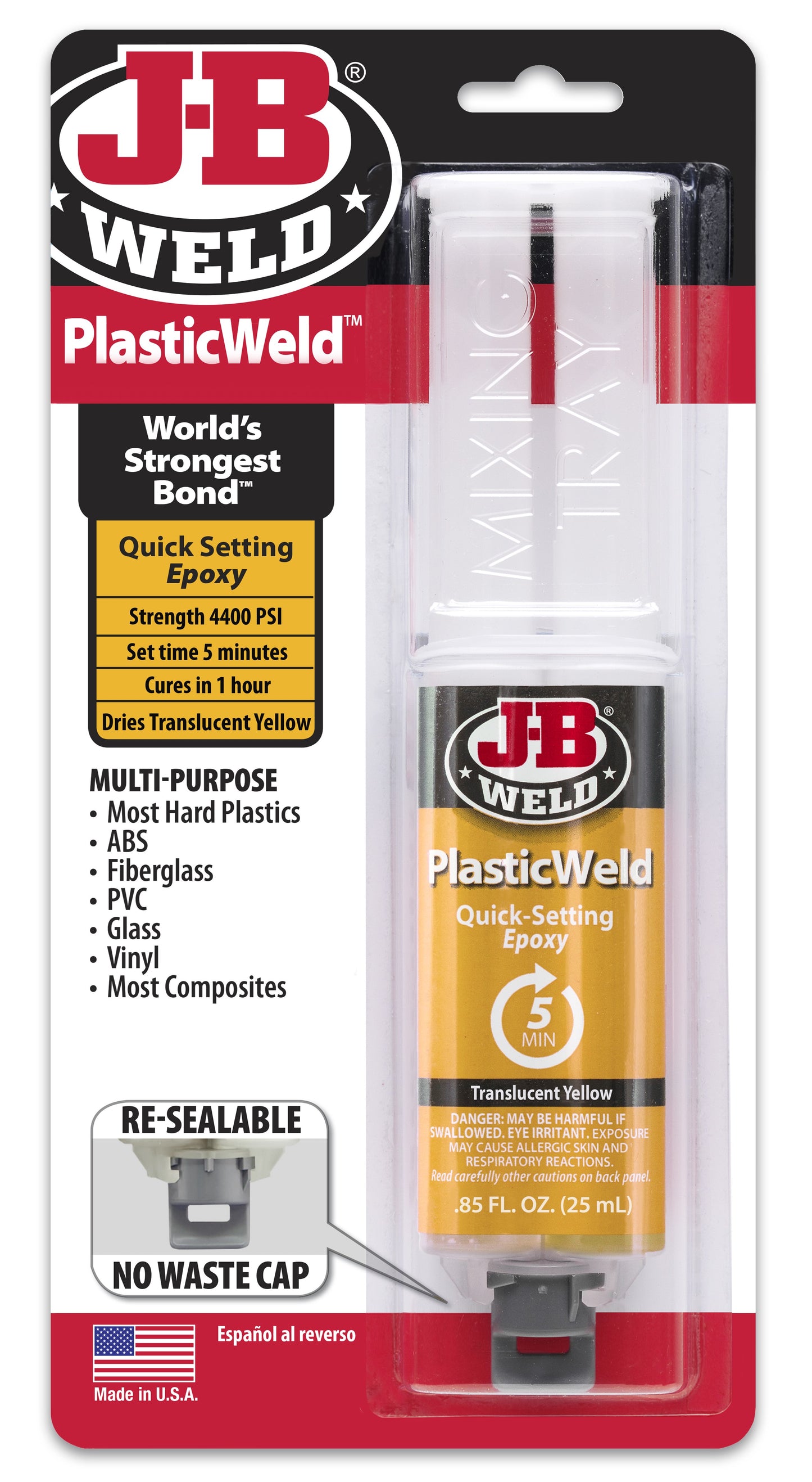 J-B Weld PlasticWeld Quick-Setting (JB50132)