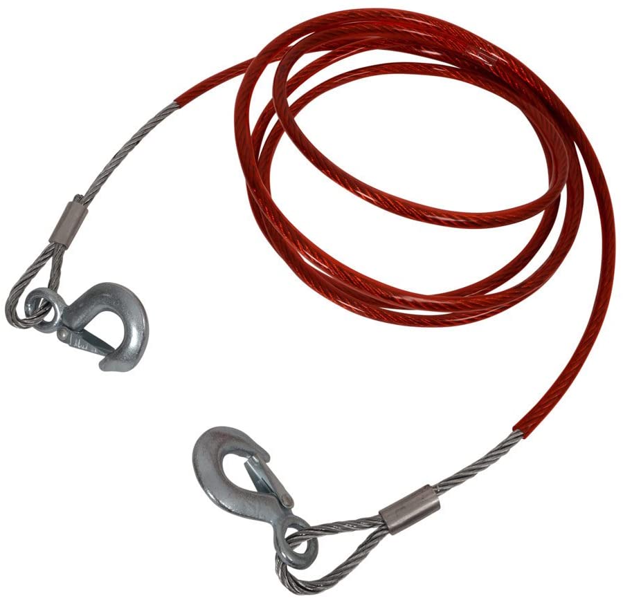 Steel Tow Rope With Hooks (J0110)
