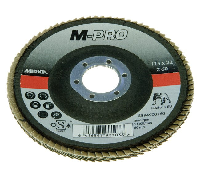 Flap Disc M-Pro 115X22Mm Zir36 (10) (8894900136)