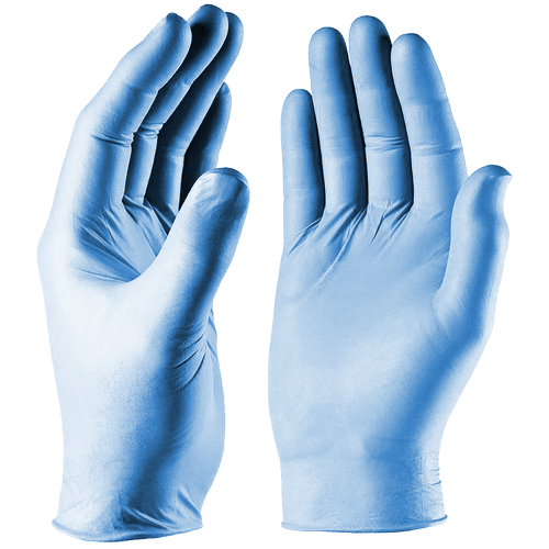 Blue Nitrile Gloves Simply Sanitize PK100 Medium