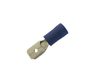 Male Blade Terminals Blue 6.3mm (Each) (ET37)