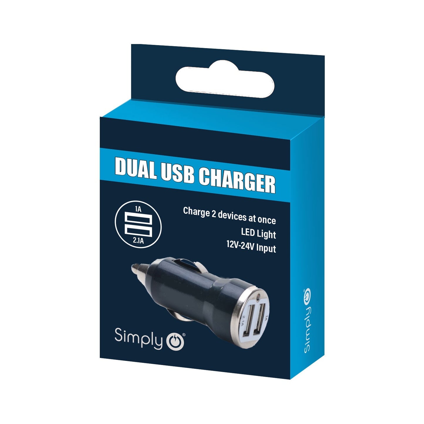 Black Dual USB Charger (ICDC01)