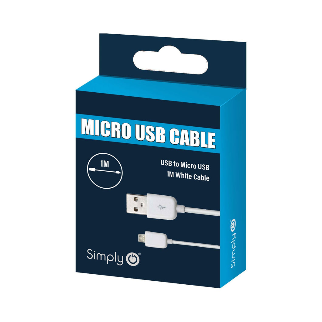 White Micro USB Cable (ICMC02)